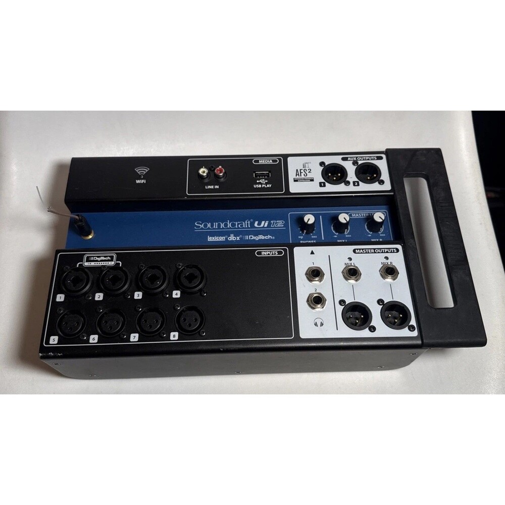 Powers On Untested Soundcraft Ui12 Digital Mixer